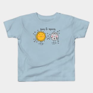 Sun and Moon Besties Kids T-Shirt